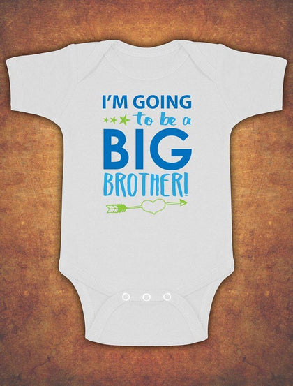 I'm going to be a Big Brother Cute Baby Kids Preset Grow Body Suit Vest Boy II