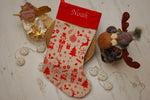 Personalised Nordic Deluxe Luxury Embroidered Kids Christmas Stocking