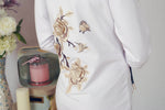 MARIELLA WHITE  3D FLOWERS DRESS TUNIC