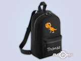 Personalised Kids Backpack - Any Name Dinosaur Boys Girls NURSERY Back To School Bag