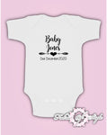 Pregnancy Baby Announcement Personalised Name Baby Kids Body Suit Vest