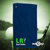 Personalised Embroidered Best Golfer Golf  . Towel
