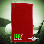 Personalised Embroidered Best Golfer Golf  . Towel