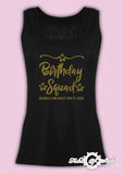 Personalised Vest Tank Birthday Girl Any Year 18th 21st 30th 40th T-shirt Female  Gold