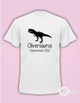 Personalised Dinosaur T-REX With Any Name Boy Girl Birthday T-shirt kids