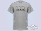 Life Is Full Of Important Choice Golf Player Unisex Funny Christmas Gift Mens