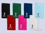 Personalised Embroidered Best Golfer Golf Towel