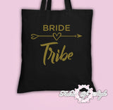 Hen Do Party Bride Tribe  Ladies Tote Bags Gold