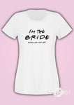 Friends I do Crew Hen Do Party Bride Tribe Personalised T-shirt Ladies