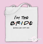 Friends I do Crew Hen Do Party Bride Tribe Custom Personalised Ladies Tote Bags