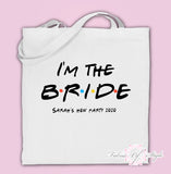 Friends I do Crew Hen Do Party Bride Tribe Custom Personalised Ladies Tote Bags