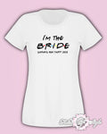Friends I do Crew Hen Do Party Bride Personalised T-shirt Ladies Navy