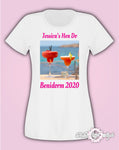 Hen Party Personalised Custom Photo Your Image Printed T-shirt Ladies