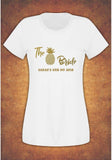 Hen Do Party Bride Tribe  Personalised T-shirt Ladies Female Pineapple