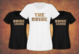 Bride Tribe Squad Fast and Free Hen Do Party T-shirt Ladies Female Leopard